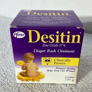 Vintage Desitin Diaper Rash Ointment Nostalgia Decorative Prop Set Piece